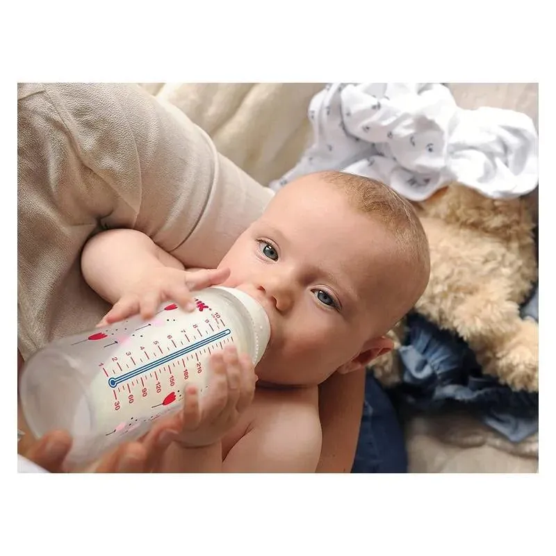 Nuk - 10Oz Smooth Flow Anti-Colic Bottle, Blue Elephant 3Pk - Image 9