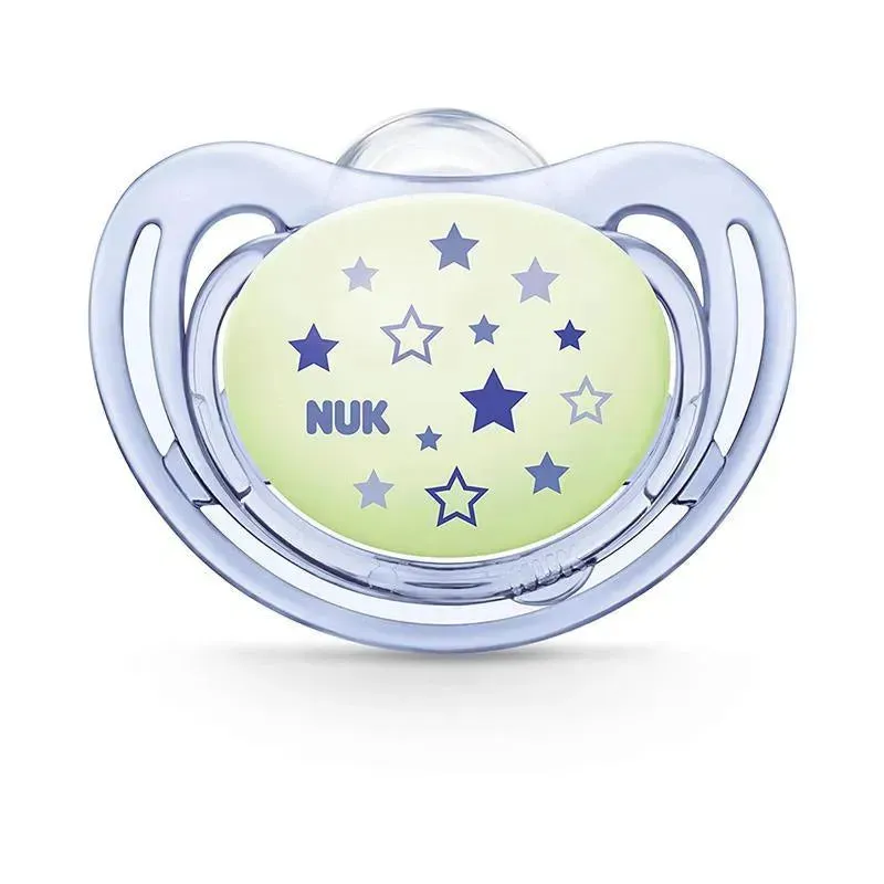 Nuk - 2 Pk Pacifier Airflow Glow In Dark, Boy, Size 2 - Image 3