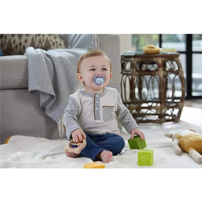 Nuk - 2 Pk Pacifier Airflow Glow In Dark, Boy, Size 2 - Image 6