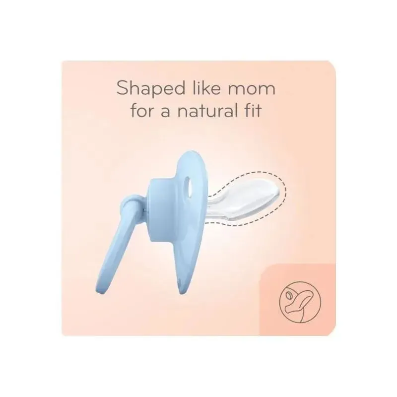 Nuk - 2Pk Newborn Pacifiers, Girl, 0/2M - Image 2
