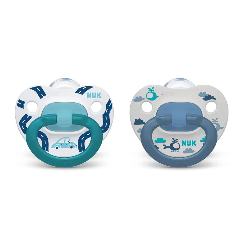 Nuk - 2Pk Pacifier Fashion, Assorted