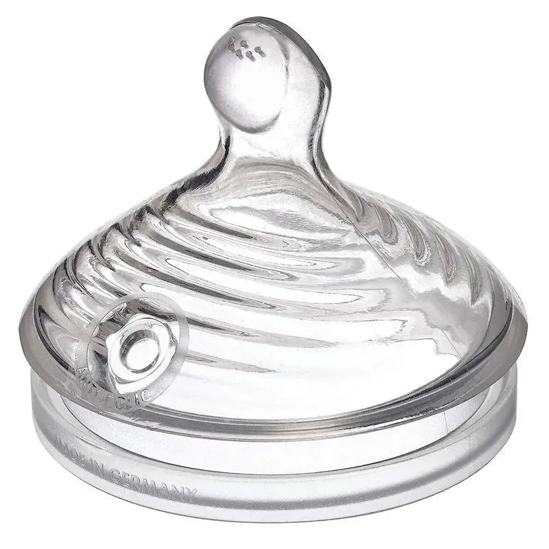 NUK - 2Pk Simply Natural Medium Flow Baby Bottle Nipples - Image 3