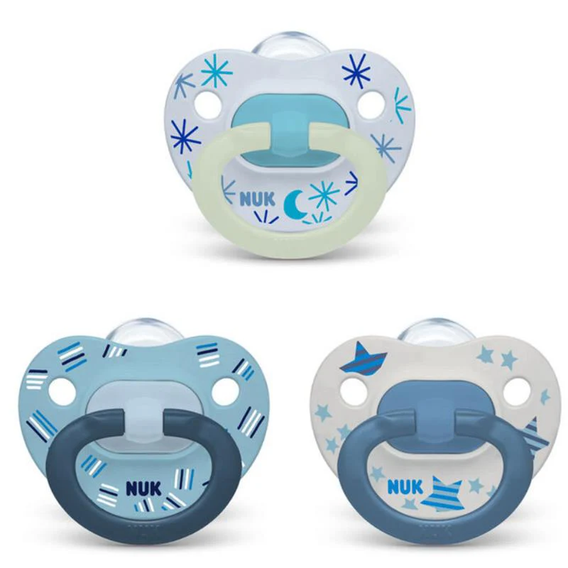 Nuk - 3Pk Pacifier Value Pack, Assorted