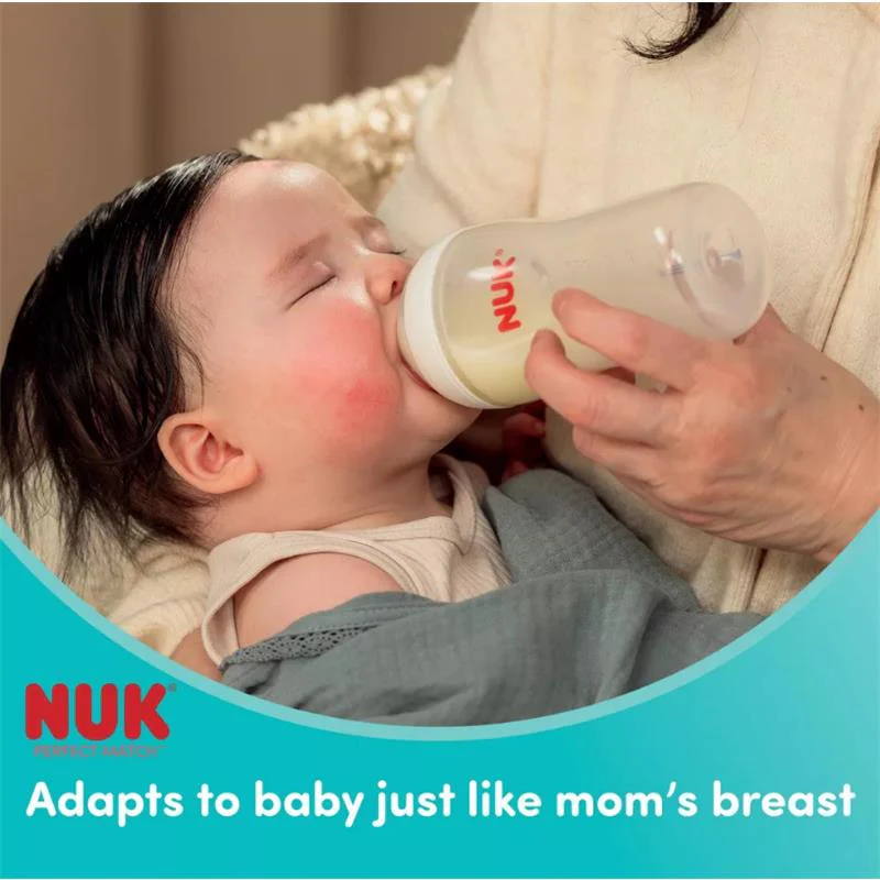 Nuk - 3Pk Perfect Match Baby Bottle 5 Oz - Image 3