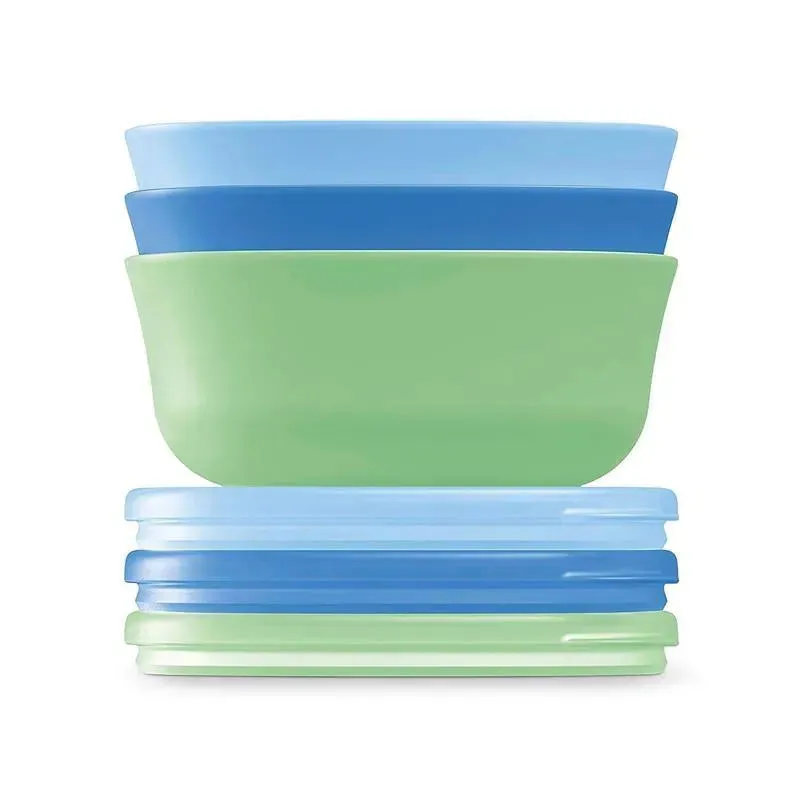 Nuk - 3Pk Stacking Bowl & Lid - Image 2