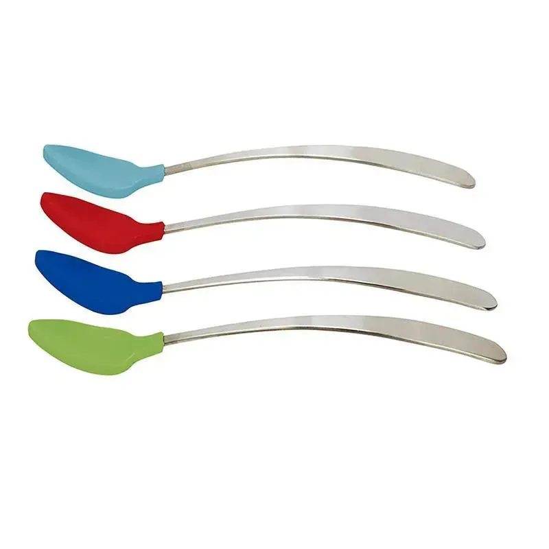 Nuk - 4Pk First Essentials Soft Bite Infant Spoon, Silicone Tip