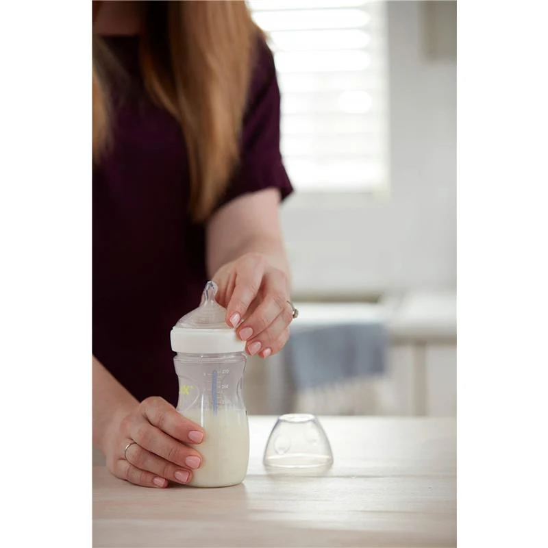 Nuk - 9 Oz 3Pk Simply Natural Baby Bottle with SafeTemp - Image 9