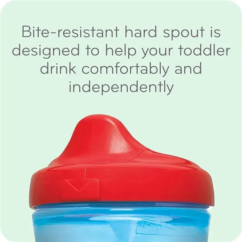 Nuk - Advanced Hard Spout Spill Proof Sippy Cup, 10 oz. Pack of 2 - Image 3