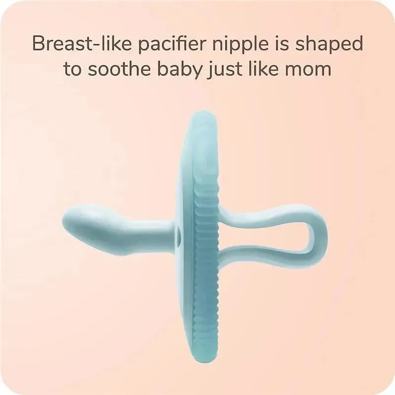 NUK - For Nature 2Pk Boy Silicone Soother 2-in-1, 0/12M - Image 2