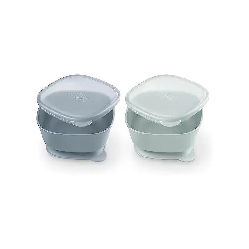 NUK - For Nature 2Pk Suction Bowl & Lid