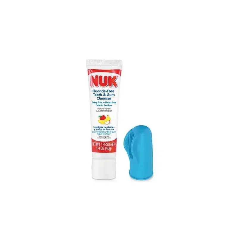 Nuk Grins & Giggles Infant 3-Sided Fingerbrush Set