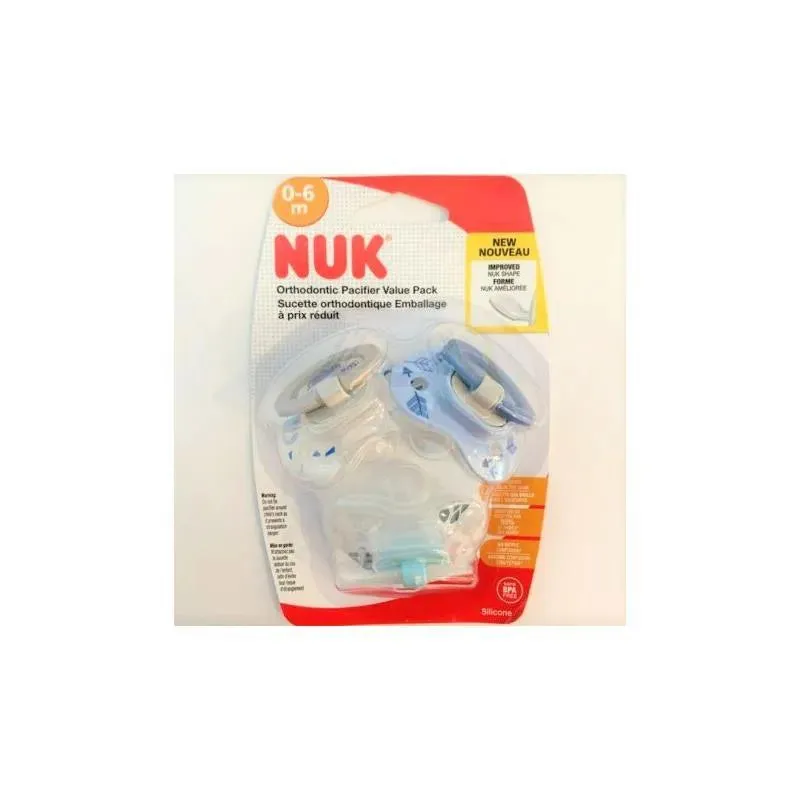 Nuk Orthodontic Pacifiers Value Pack