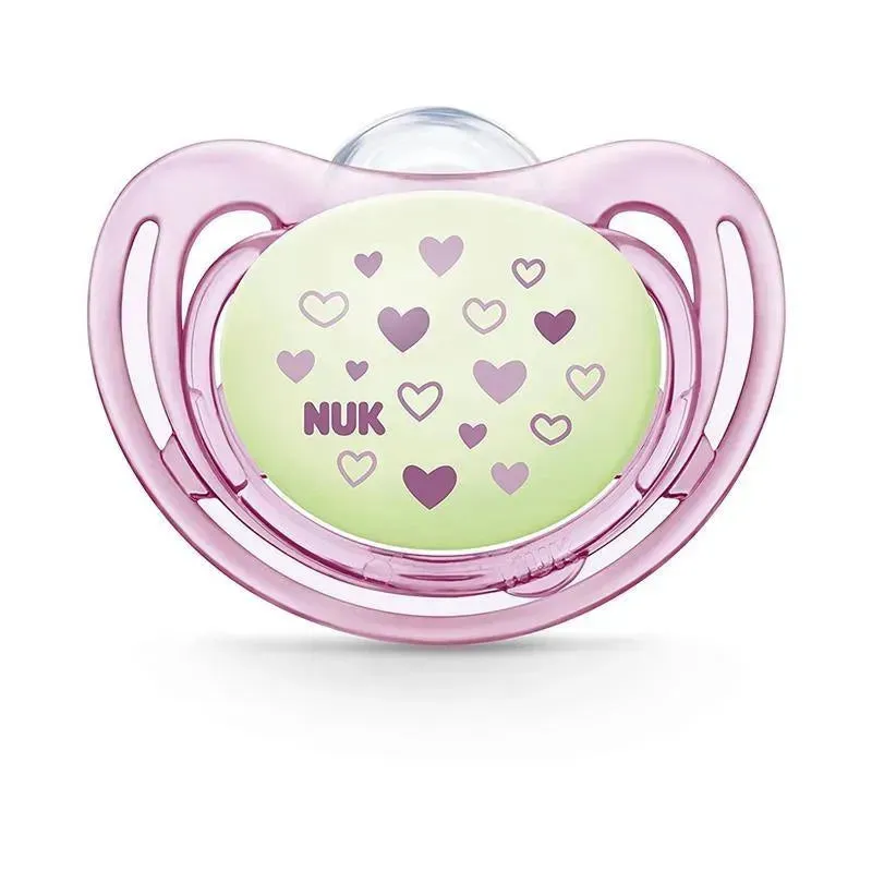 Nuk - Pacifier Airflow Glow In Dark, Girl, Size 1 - Image 3