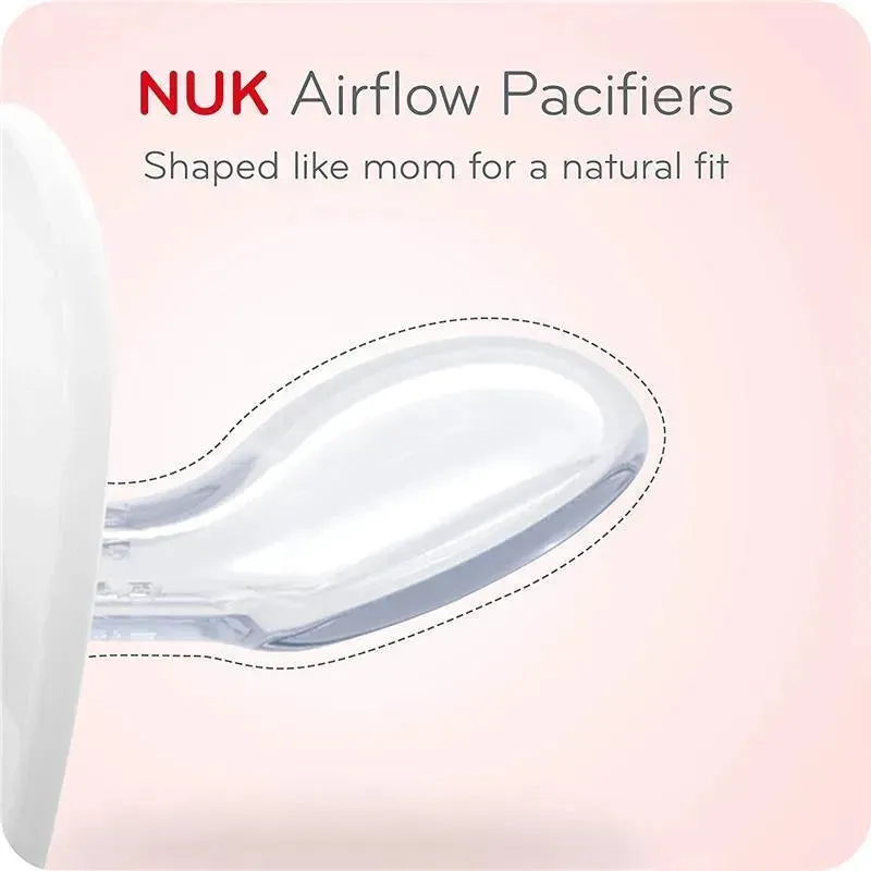 Nuk - Pacifier Airflow Glow In Dark, Girl, Size 1 - Image 4