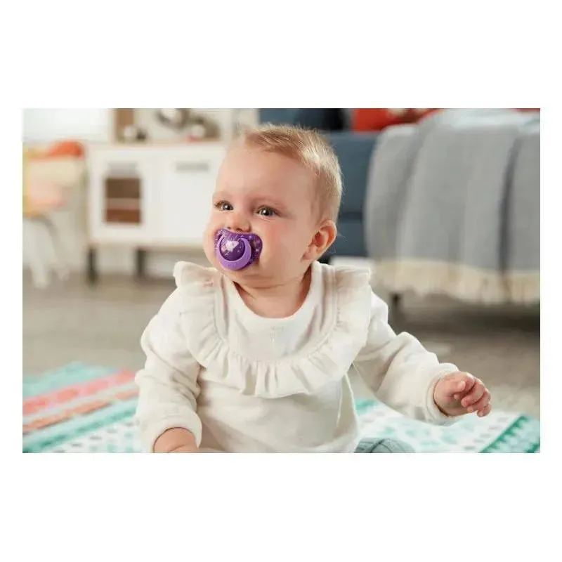 Nuk Pacifier Assorted Size 6-18 Months Value 3 Pack Pink - Image 6