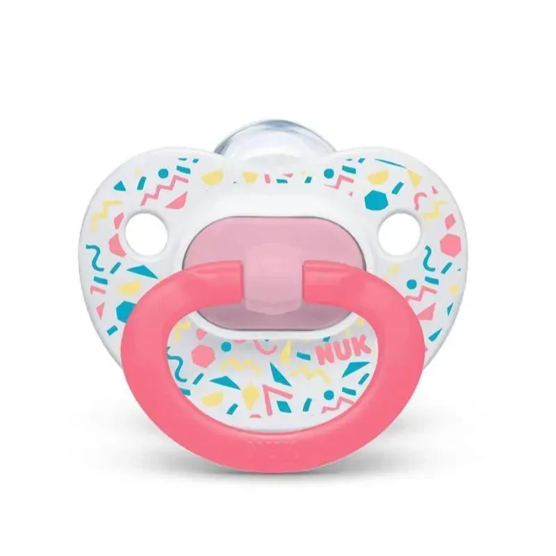 Nuk Pacifier Assorted Size 6-18 Months Value 3 Pack Pink - Image 8
