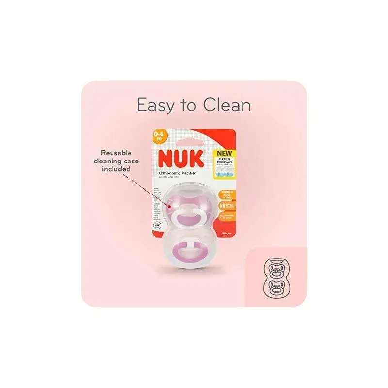 Nuk Pacifier Orthodontic Fashion Boy 2 Pack - Image 3
