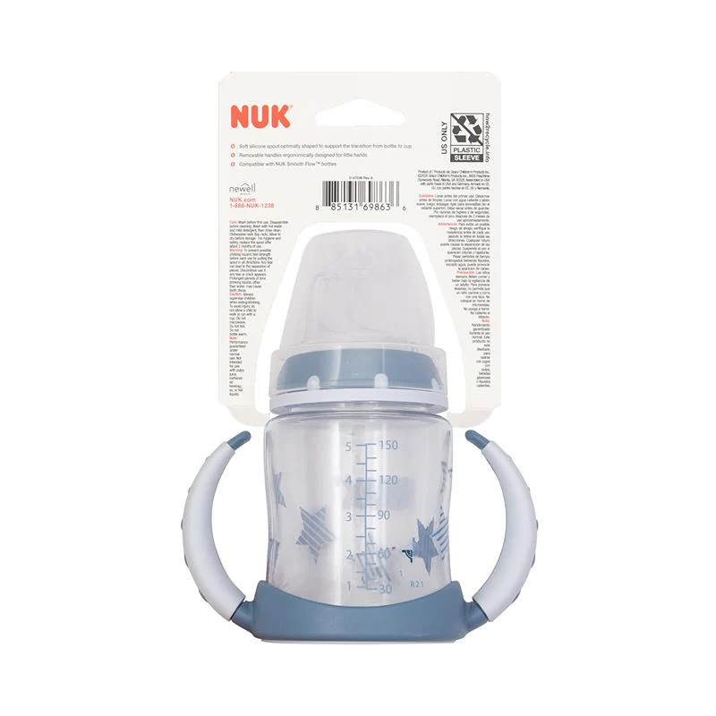 Nuk - Small Learner Tritan Cup, 5 Oz, 6M (BPA Free) Spill Proof Sippy Cup - Image 8