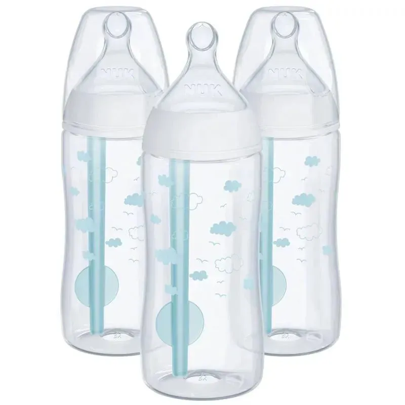 Nuk - Smooth Flow Pro Anti-Colic Baby Bottle, 10oz, 3pk