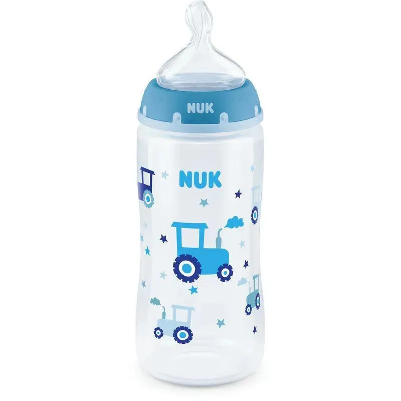 Nuk - 10Oz Smooth Flow Bottle With Flow Control Nipple, Mixed Case