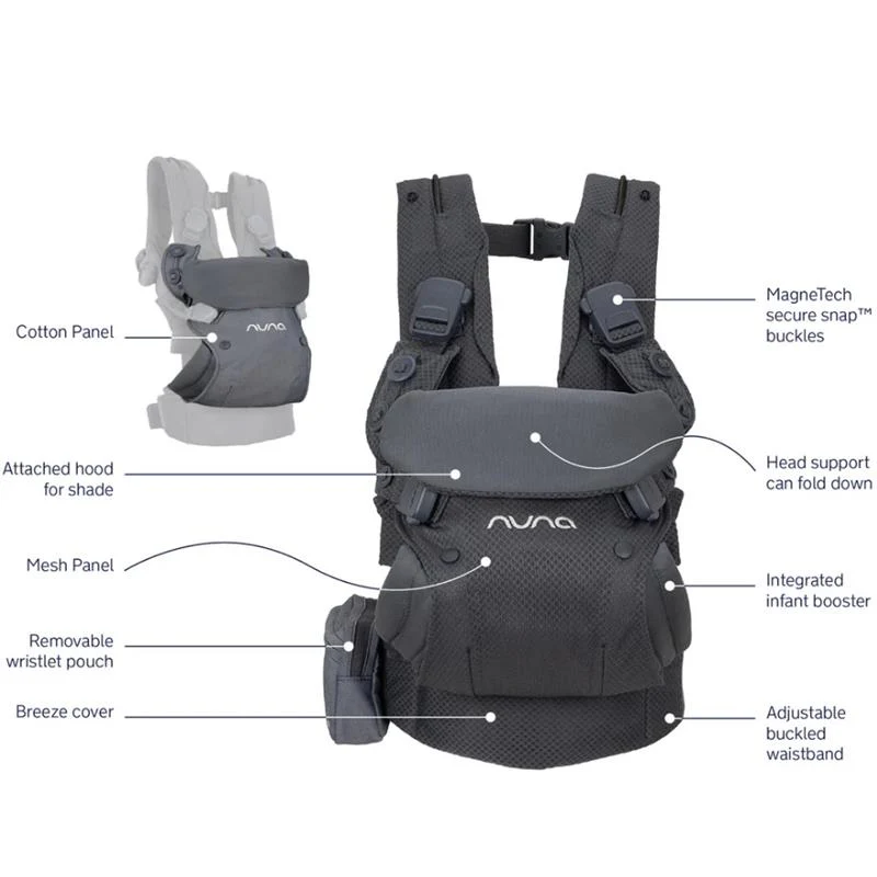 Nuna - CUDL Deux Baby Carrier Denim - Image 3