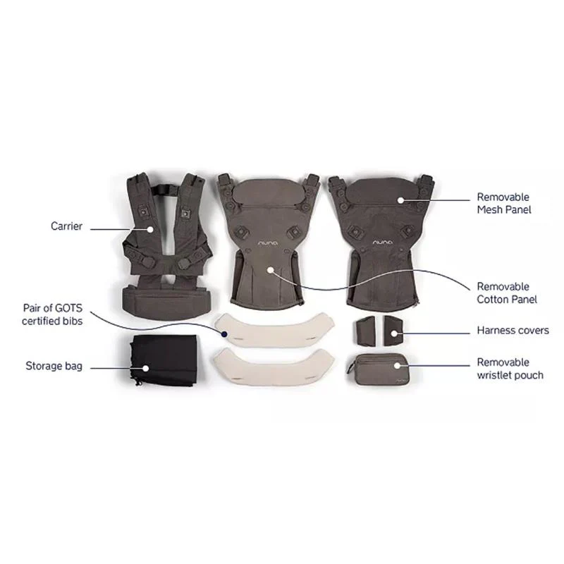 Nuna - Cudl Deux Baby Carrier, Thunder - Image 5