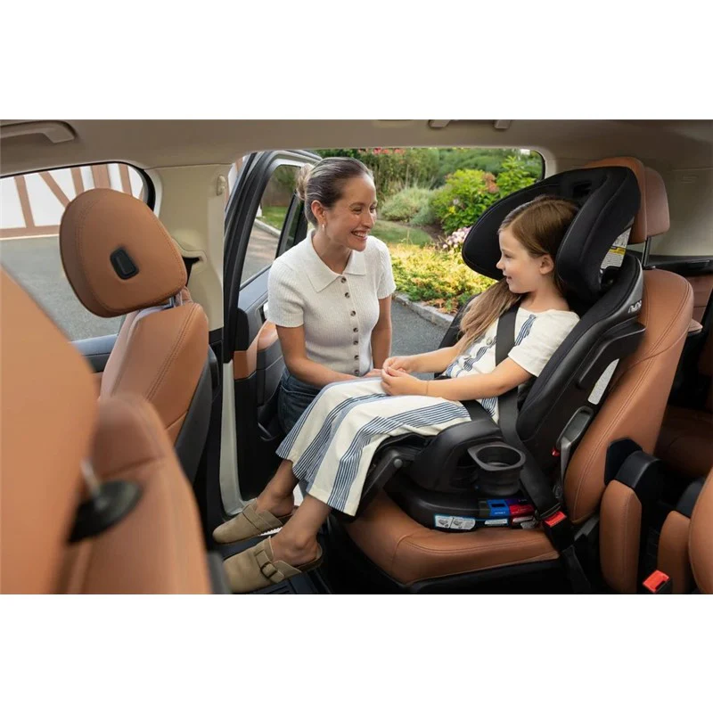 Nuna EXEC Next All-In-One Convertible Car Seat, Caviar - Image 8