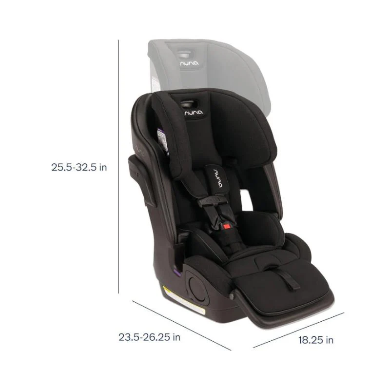 Nuna - Lumn Harness Booster Seat Caviar - Image 3