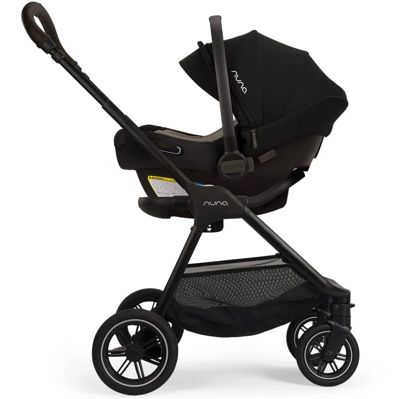Nuna PIPA Aire Infant Car Seat + Pipa Series Base, Caviar - Image 14