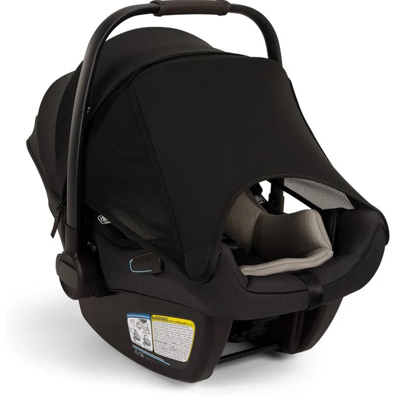 Nuna PIPA Aire Infant Car Seat + Pipa Series Base, Caviar - Image 9