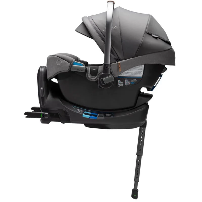 Nuna - PIPA RX Infant Car Seat + RELX Base with Load Leg, Granite - Image 3