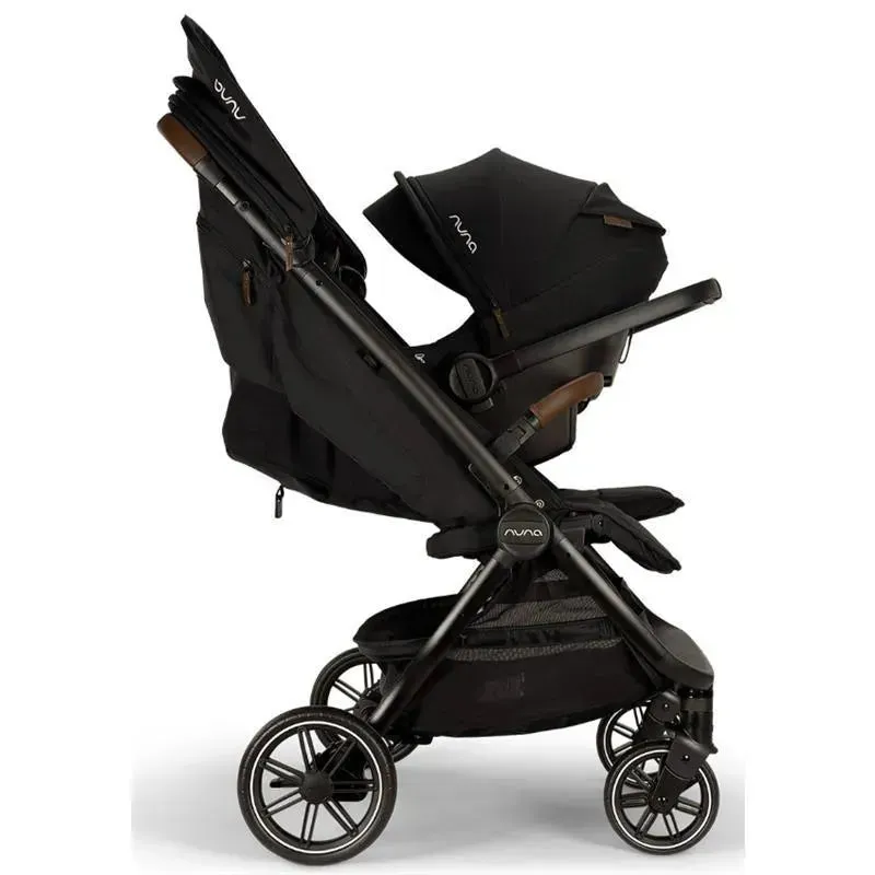Nuna - Trvl Double Stroller, Caviar - Image 5