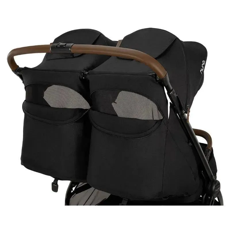 Nuna - Trvl Double Stroller, Caviar - Image 8