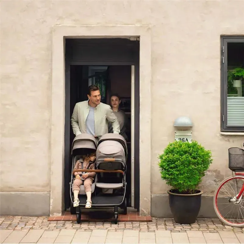 Nuna - Trvl Double Stroller, Granite - Image 8