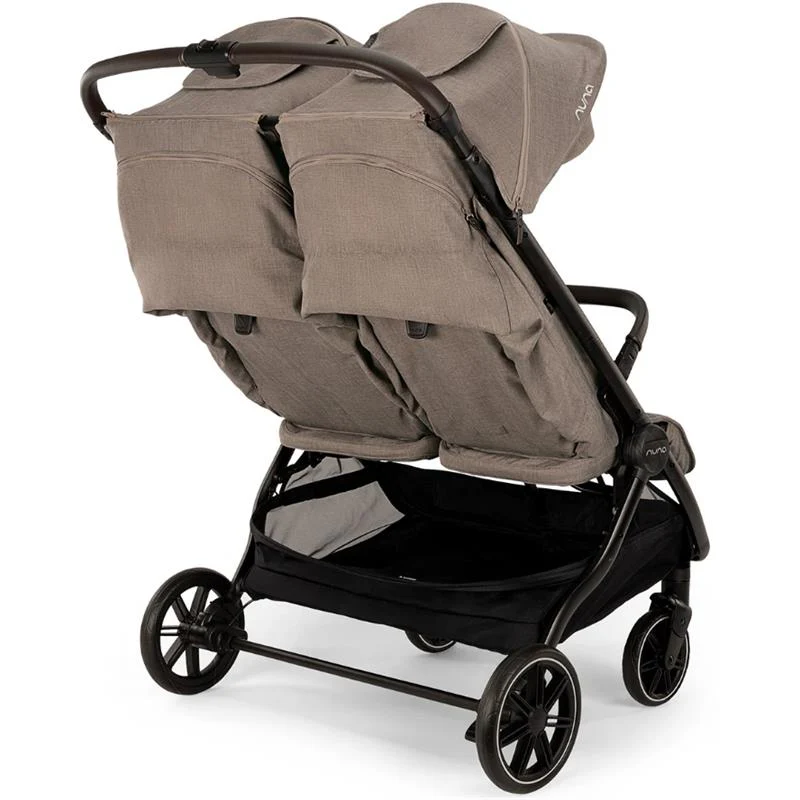 Nuna - TRVL Dubl Lightweight Side by Side Double Stroller, Cedar - Image 6