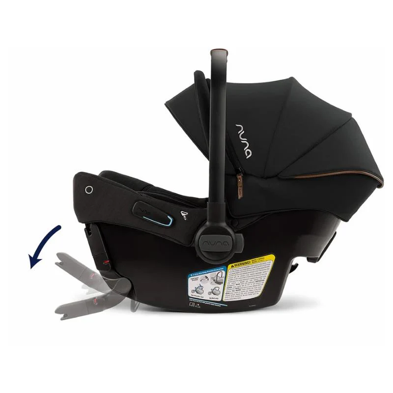 Nuna - TRVL LX + PIPA urbn Travel System, Caviar - Image 6