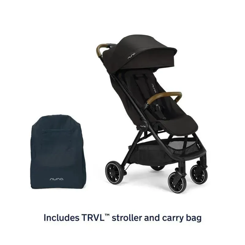 Nuna - Trvl Stroller With Travel Bag Caviar - Image 4