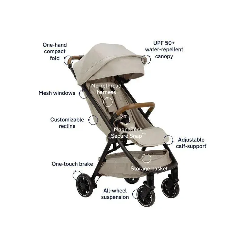 Nuna - Trvl Stroller With Travel Bag Hazelwood - Image 3