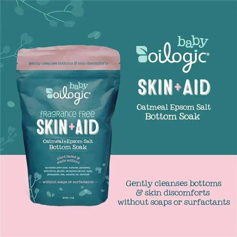 Oilogic - Baby Essentials Oatmeal Epsom Salt Bath Soak, Skin & Aid - Image 2