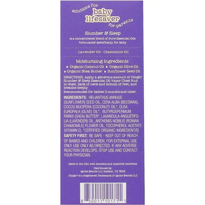 Oilogic - Relaxing Vapor Chest Rub Stick, Slumber & Sleep - Image 3