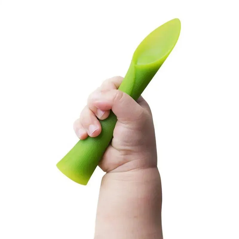 Ola Baby - Baby Training Spoons, Green (Set of 2) - Image 3