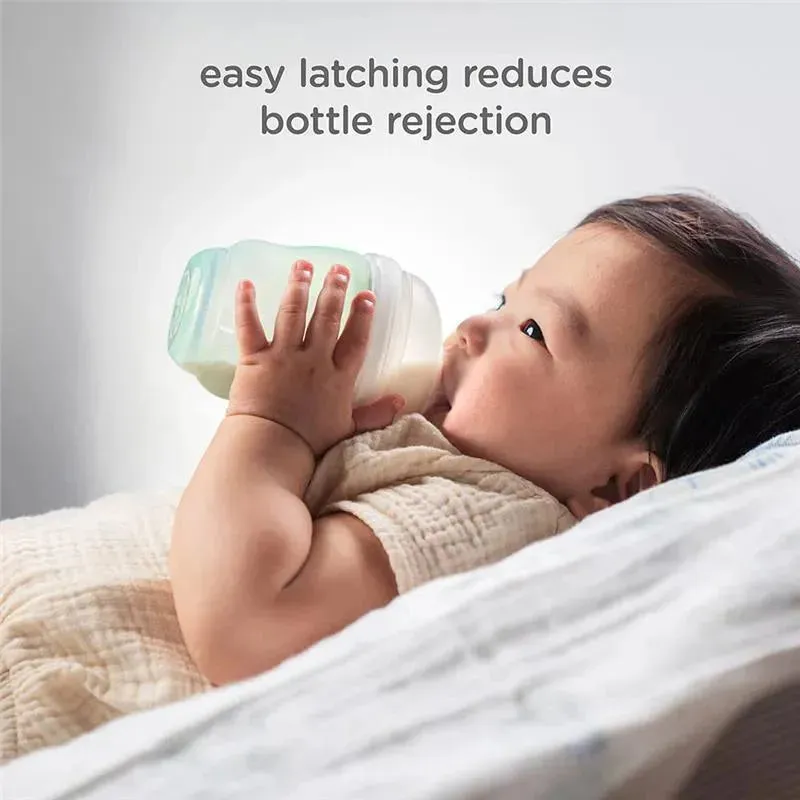 Ola Baby - 8Oz 2Pk Baby Girl Gentle Bottle, Rose - Image 3