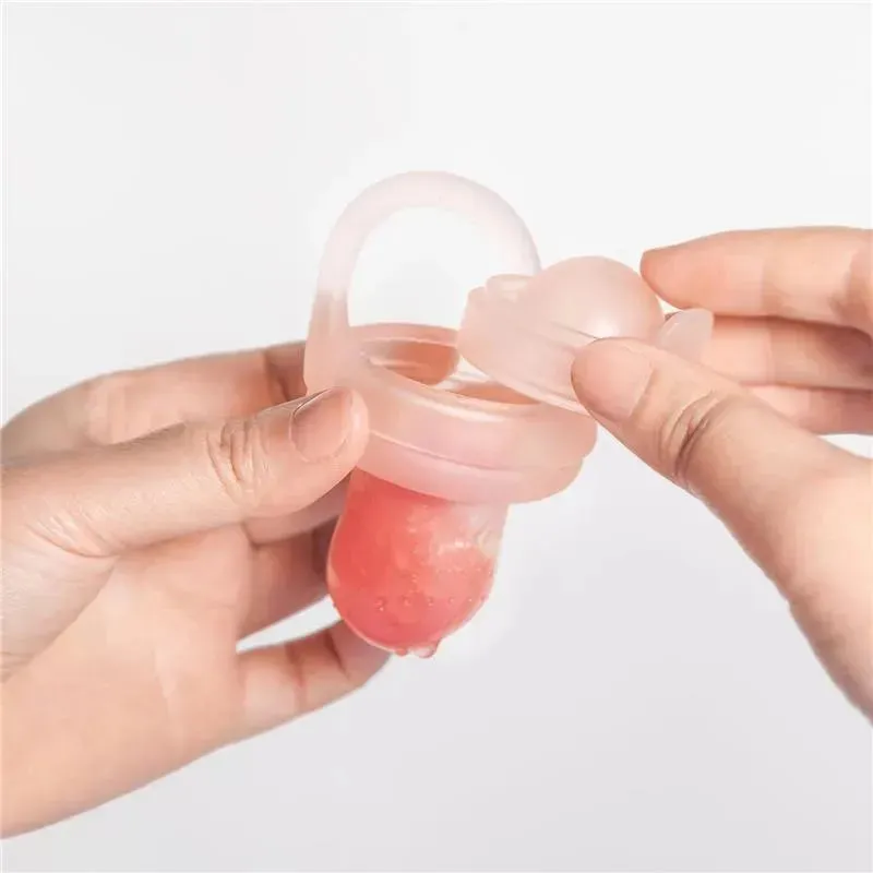 Ola Baby - Silicone Fresh Fruit Feeder & Popsicle Set for Solid Food Introduction, Lilac - Image 7