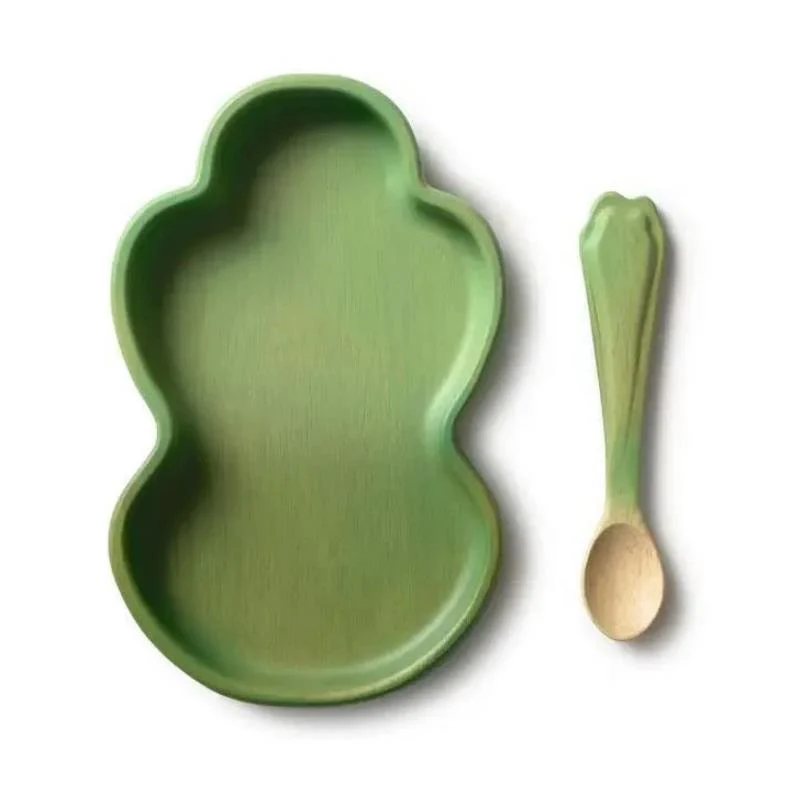Oli & Carol - Kendall The Kale Plate & Spoon Set