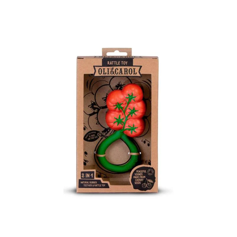 Oli & Carol - Tomato Rattle Toy - Image 3