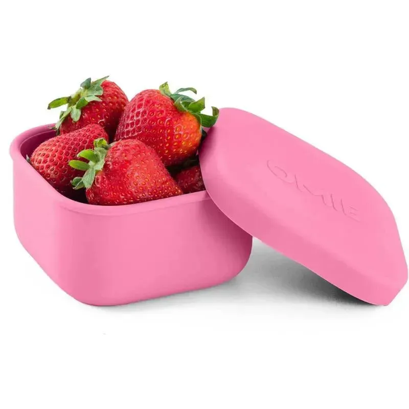 OmieBox - Food Storage Containers with Lid, Pink