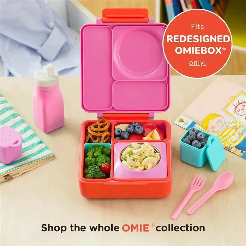 OmieBox - Leak-Proof Silicone Water Bottle, Pink - Image 5