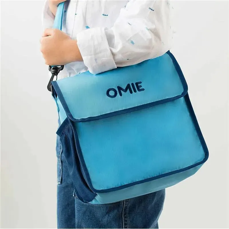OmieBox - Omie Insulated Nylon Lunch Tote, Blue - Image 2