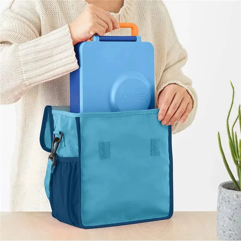 OmieBox - Omie Insulated Nylon Lunch Tote, Blue - Image 3