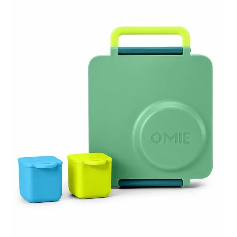 OmieBox - 2Pk Leakproof Dips Containers To Go, Blue/Lime - Image 3